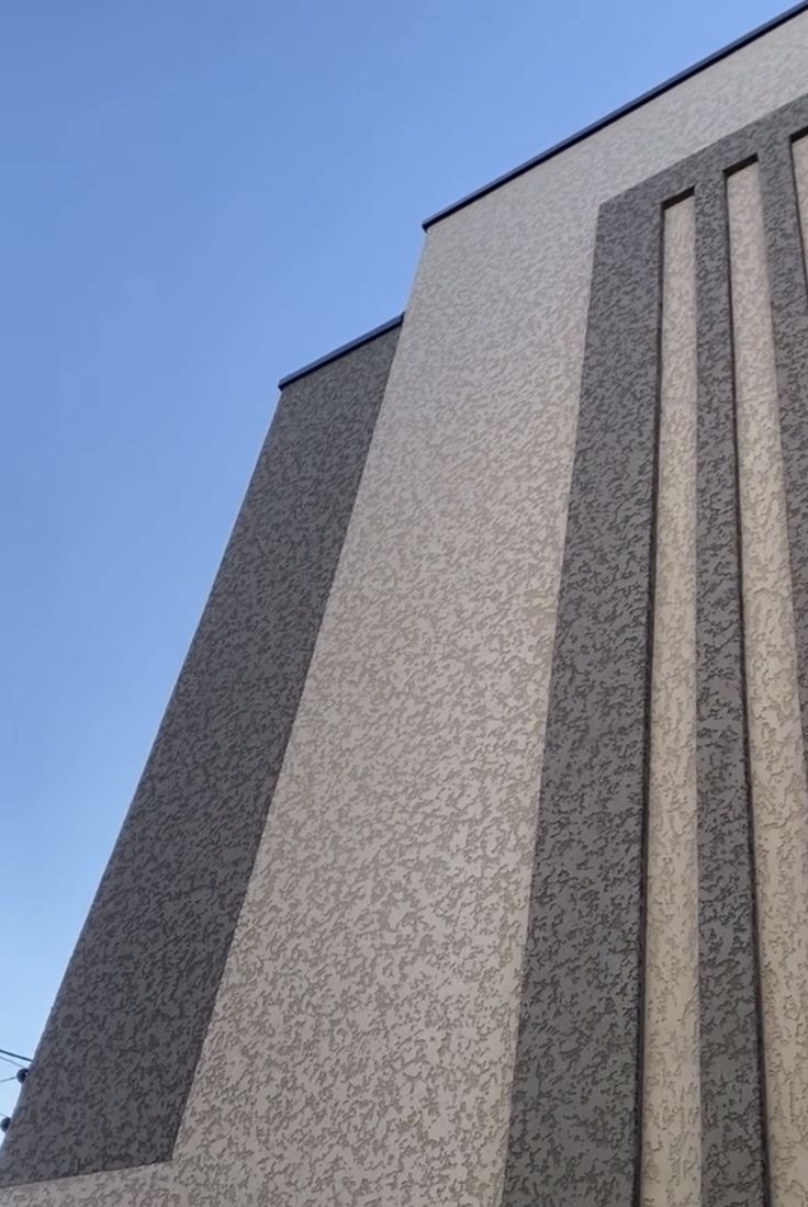 Fachada com textura projetada